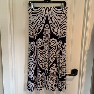 INC Ikat Print Maxi Skirt